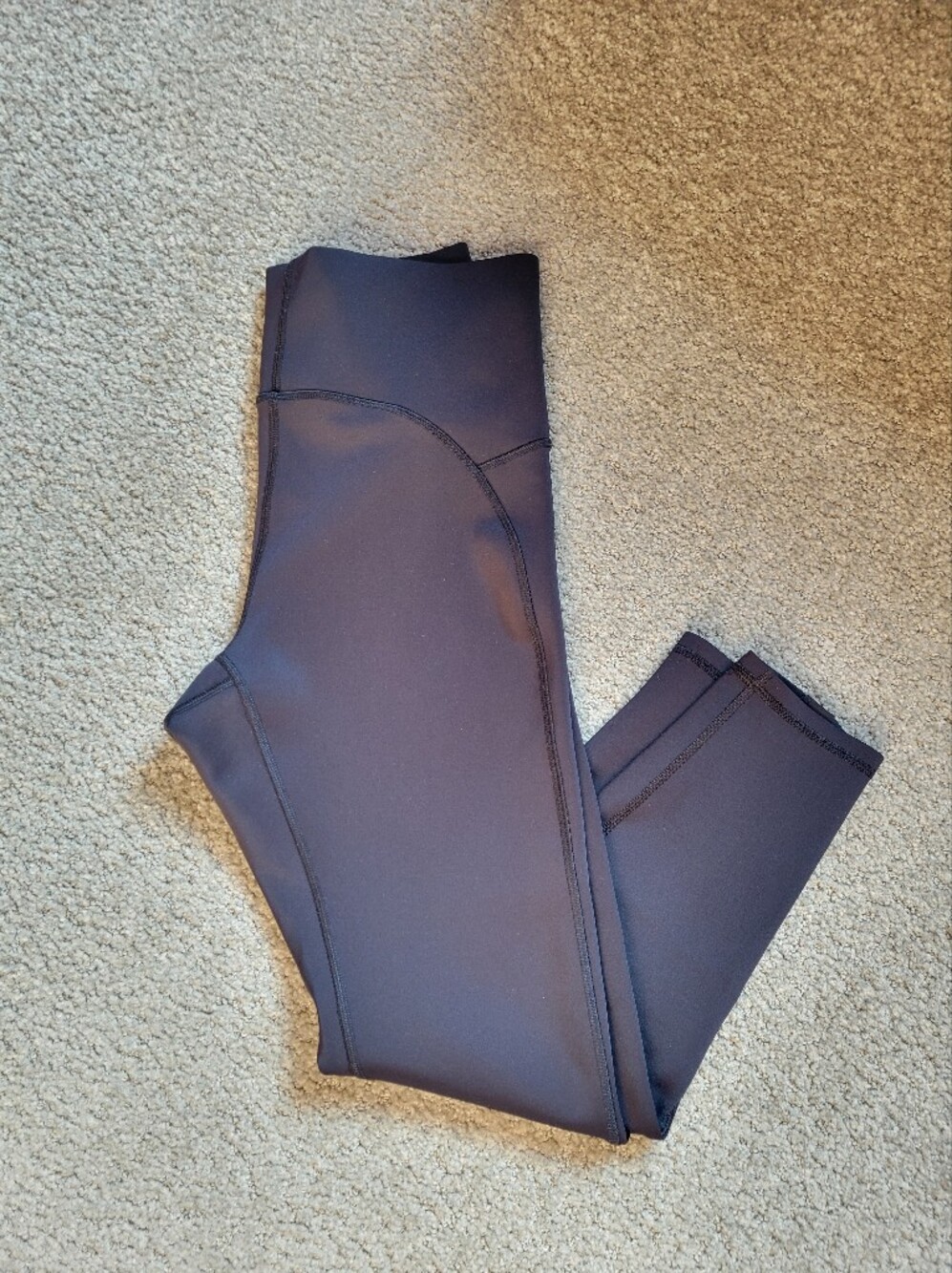 Spyder High Waist Leggings Black Scuba Knit Compression Activewear